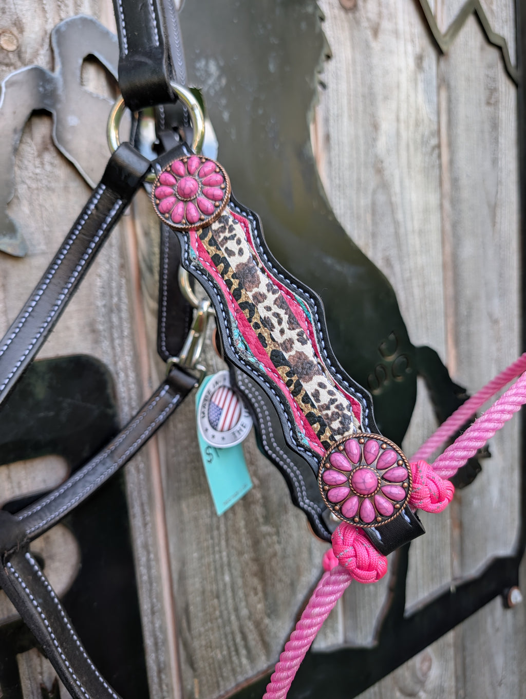 Western serape hybrid halter