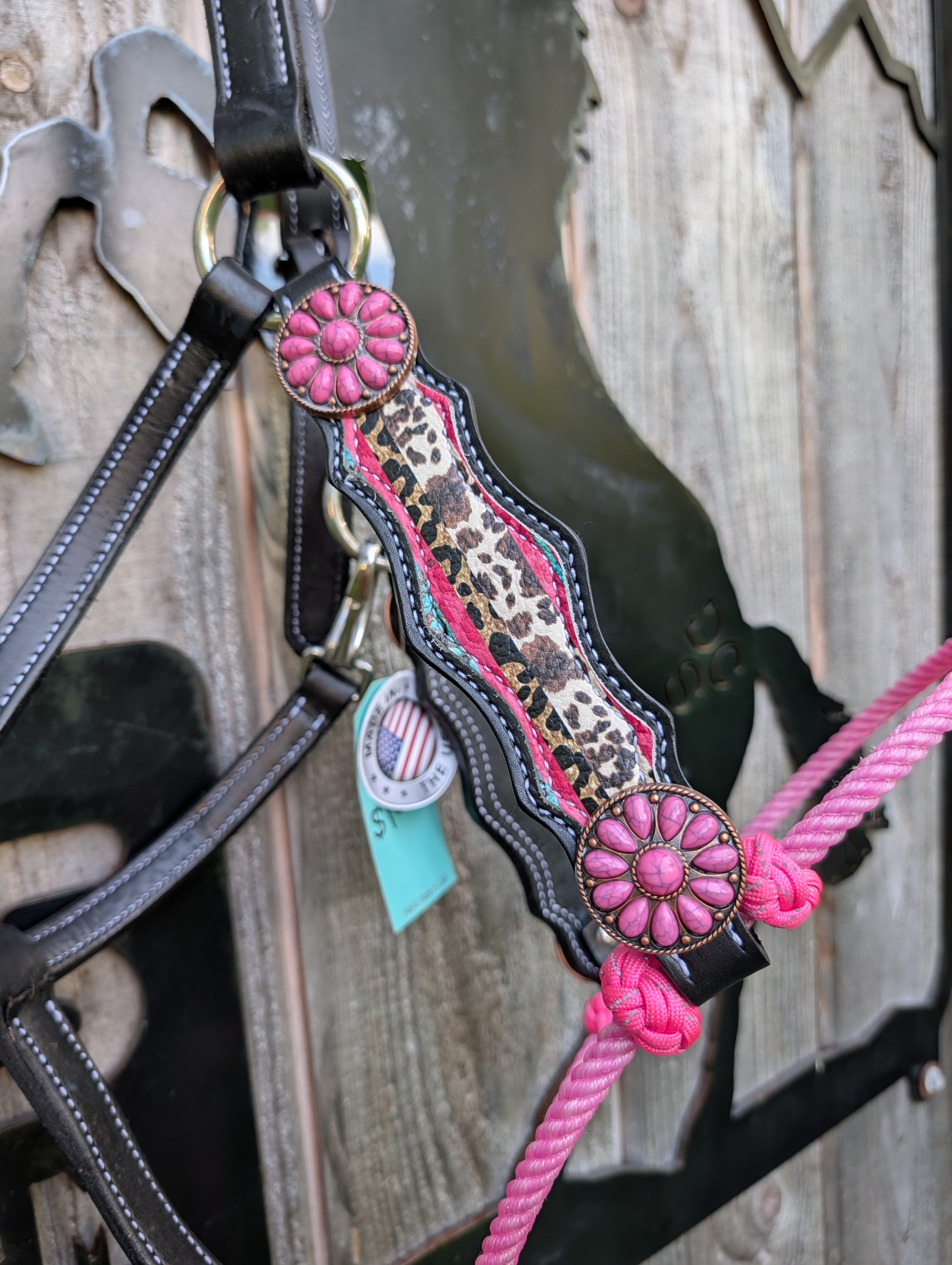 Western serape hybrid halter